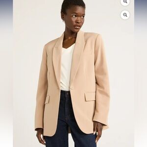 Scoop NYC Beige Blazer